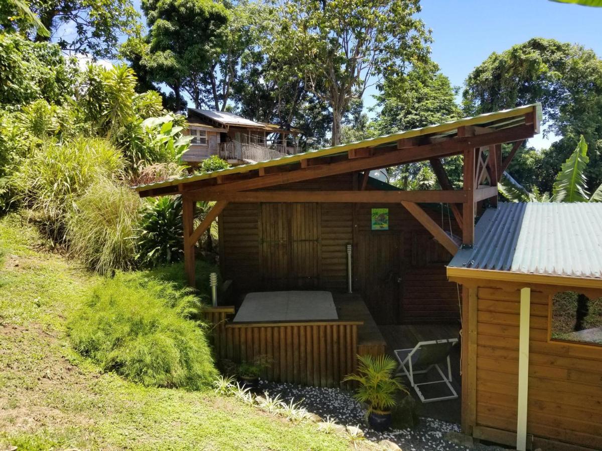 Les Bananes Vertes Ecolodges Saint-Claude Eksteriør billede