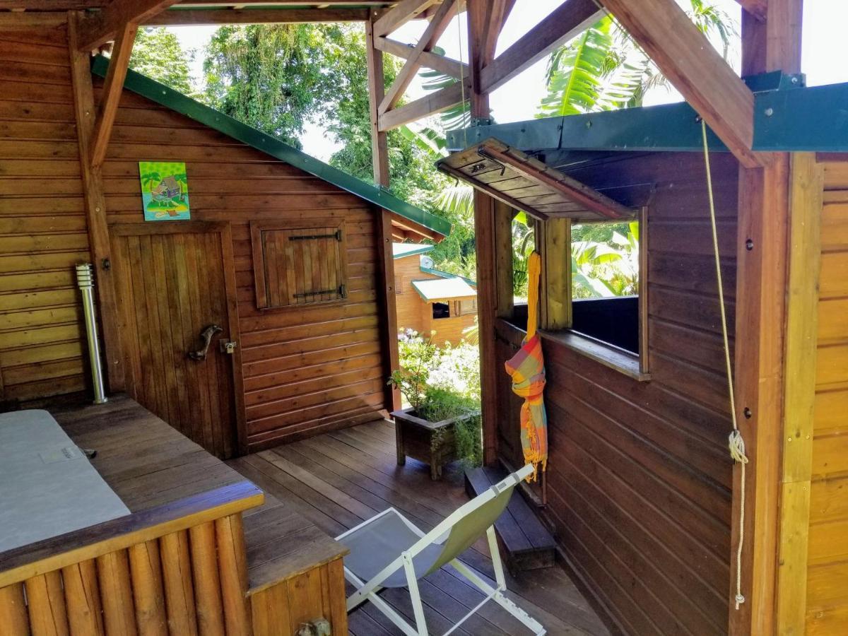 Les Bananes Vertes Ecolodges Saint-Claude Eksteriør billede