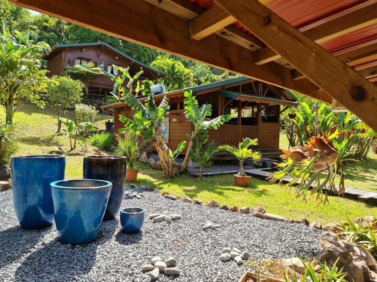 Les Bananes Vertes Ecolodges Saint-Claude Eksteriør billede