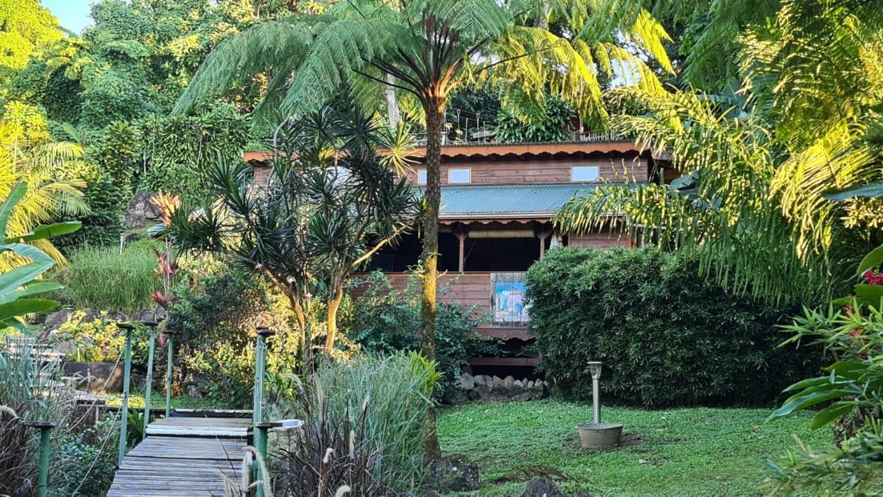 Les Bananes Vertes Ecolodges Saint-Claude Eksteriør billede